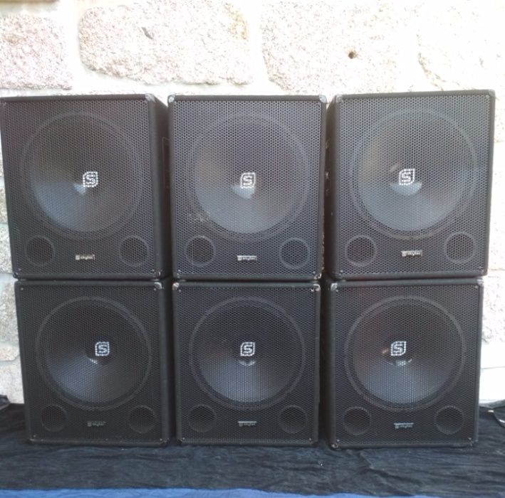 Colunas Skytec Subwoofers Activos 1000W