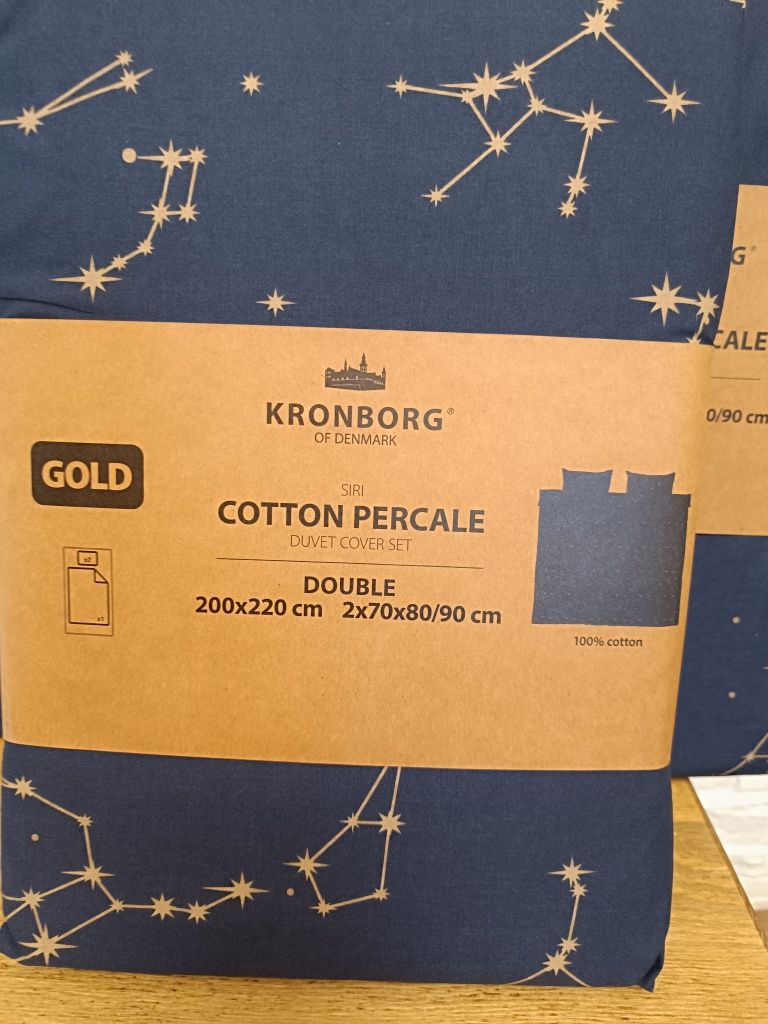 Nowa Pościel Kronborg of Denmark 100% Cotton 200/220