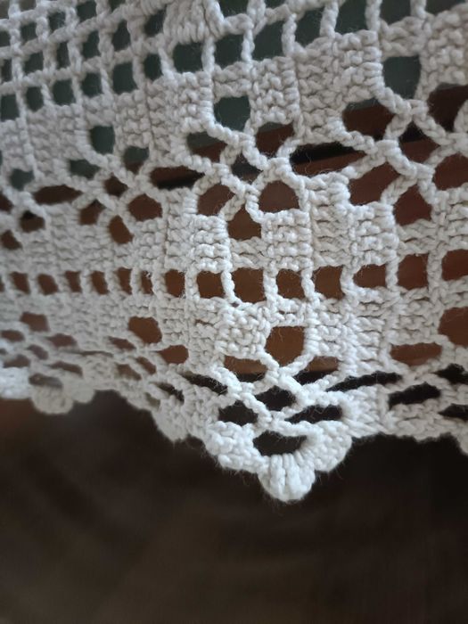 Perfeita colcha em crochê (nunca usada, parte de enxoval)