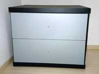 Mesa de Cabeceira Preto/Branco | Nova | Já Montada | Entrega Grátis