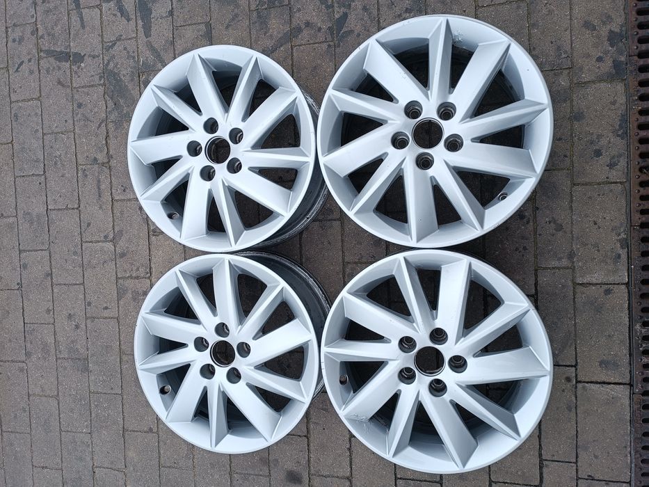 Felgi aluminiowe 5x100 ET38 15" Skoda Fabia Polo Audi A3