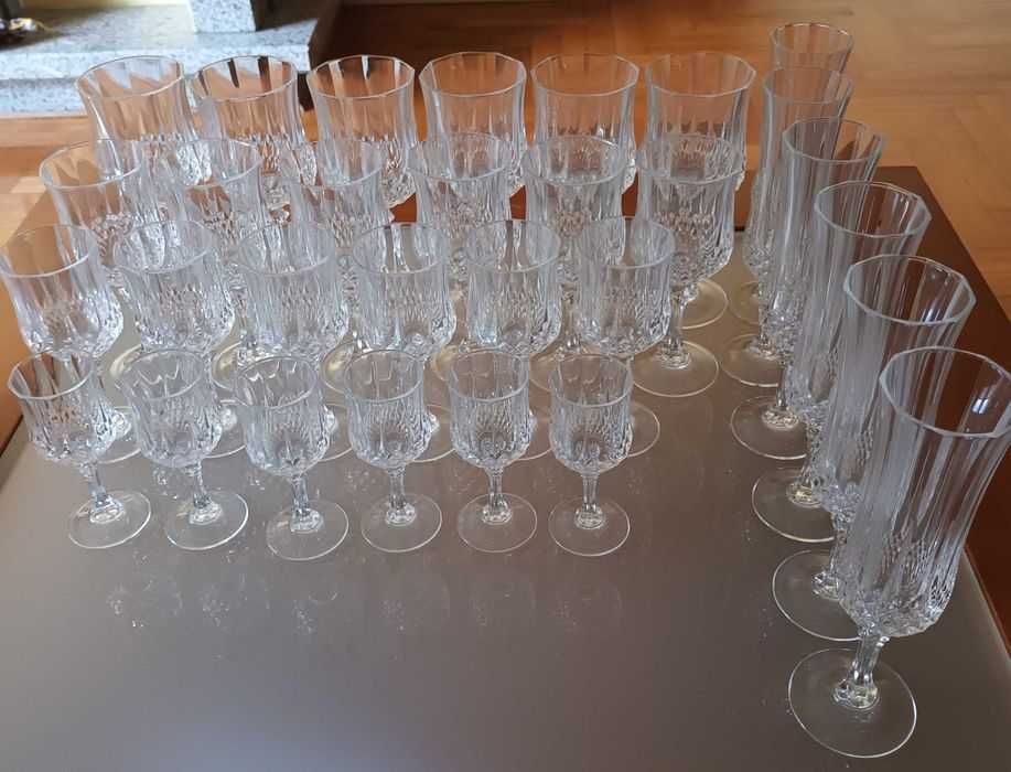 Cristal D'Arques 30 copos + garrafa + jarro