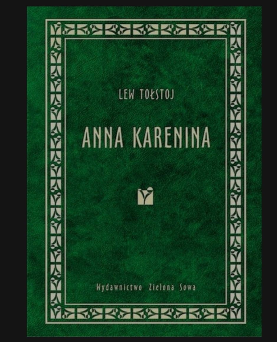 Anna Karenina Lew Tołstoj Złota Oprawa w Folii