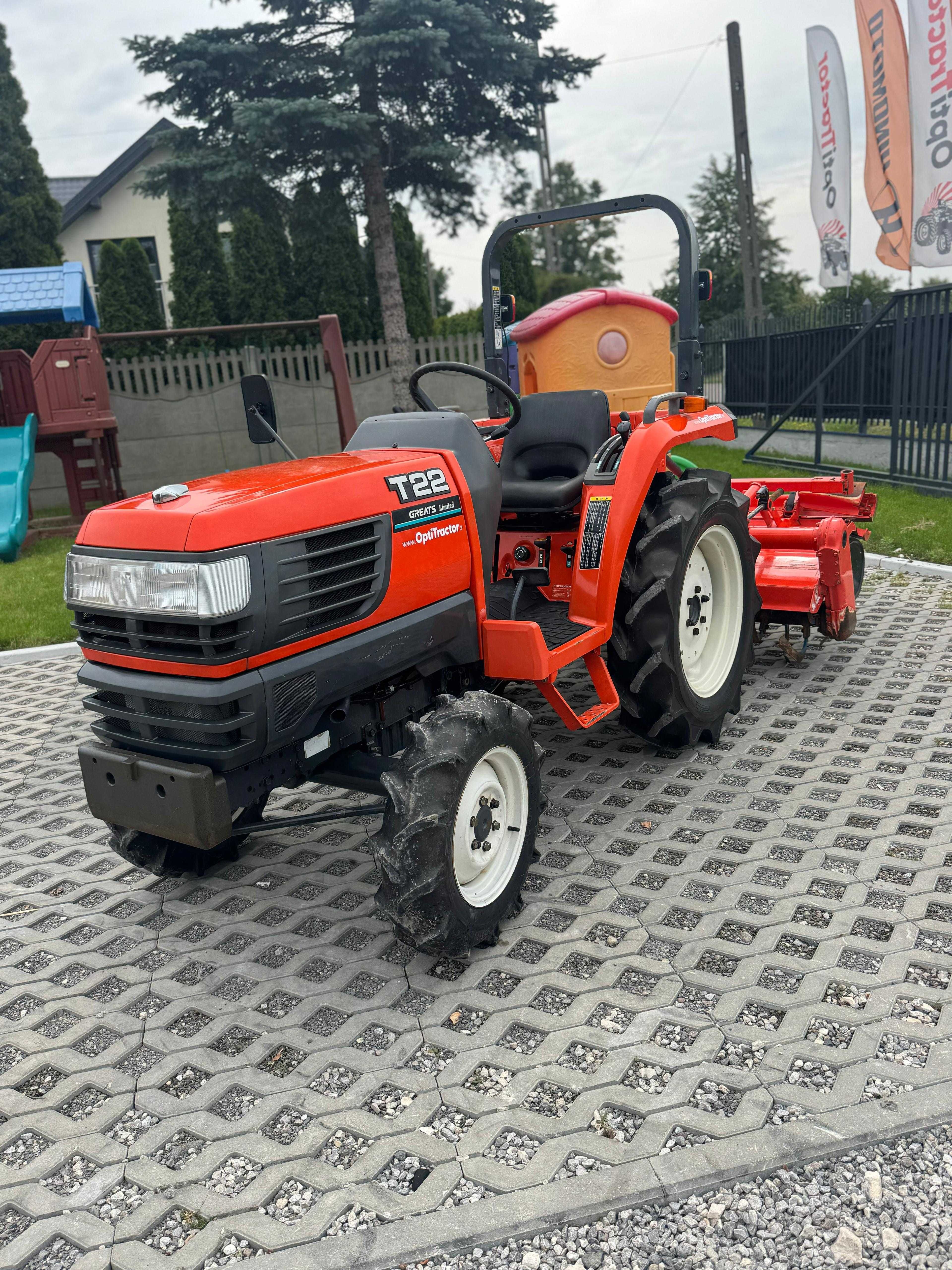 KUBOTA T22, 22hp, 4x4, Wspomaganie , Asystent skrętu, ZAREJESTROWANY