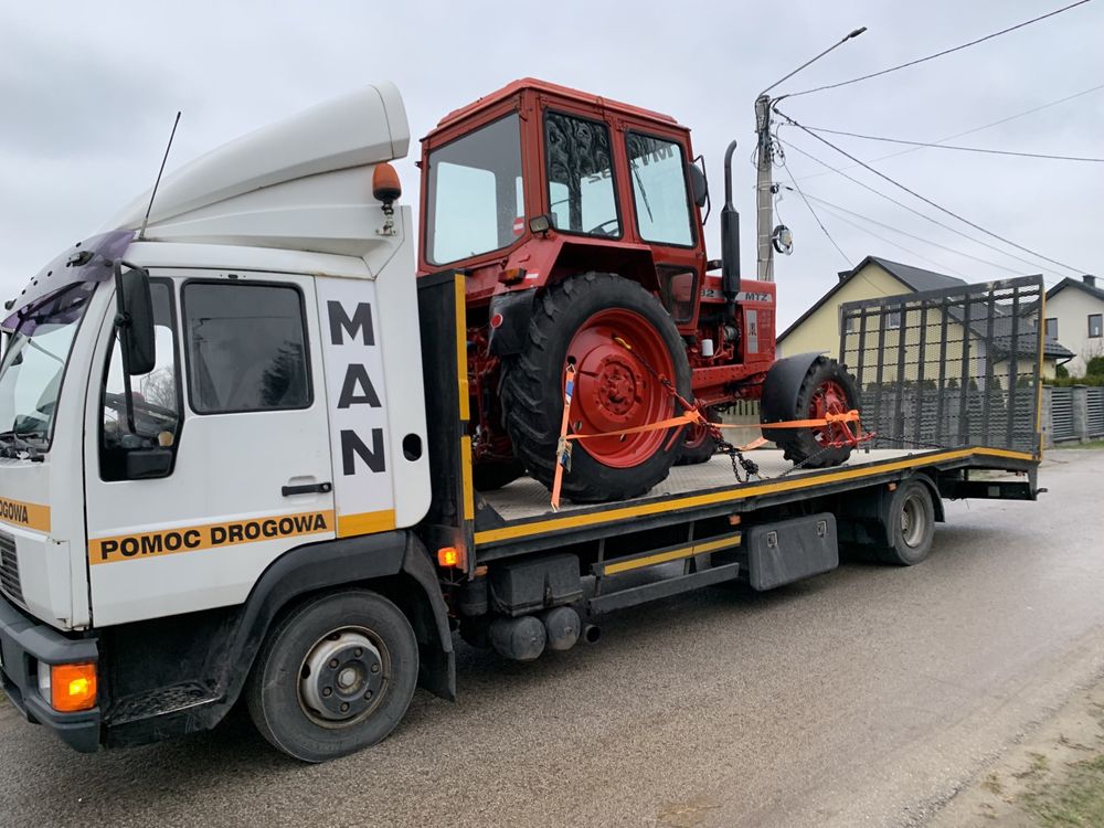 Transport/przewóz maszyn, pojazdów, ciągników rolniczych itp.