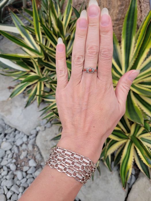 Кольцо серебро ажурное