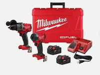 Zestaw Milwaukee M18 Wkrętarka + zakrętarka 2x5.0ah NOWE z USA 3697-22