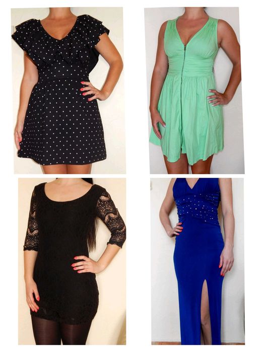 31 szt. Paczka ubrań damskich XS S 34 36 markowe Mohito Reserved H&M