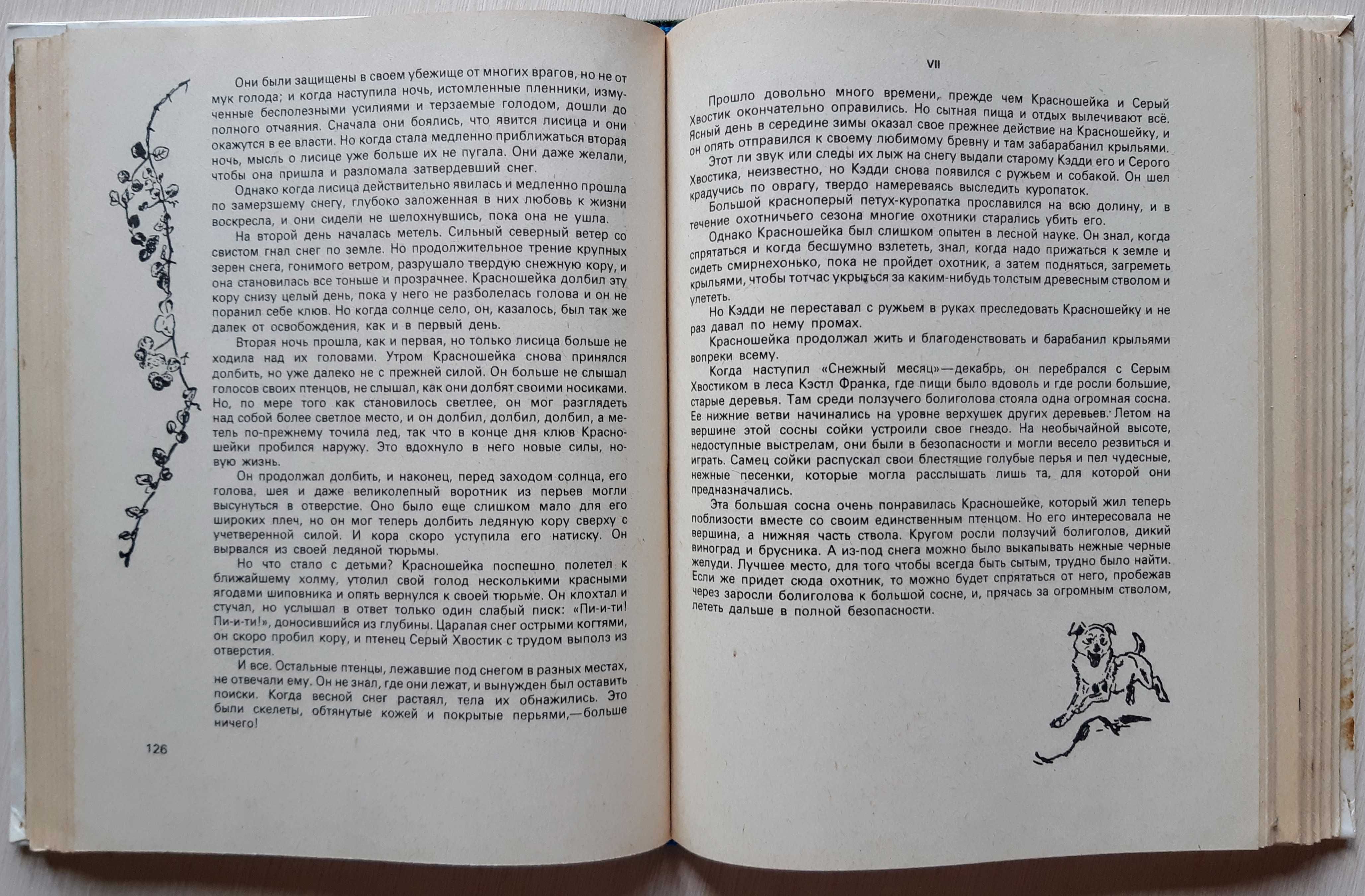 Рассказы о животных, Э. Сетон-Томпсон, 1980 г. твёрдый переплёт