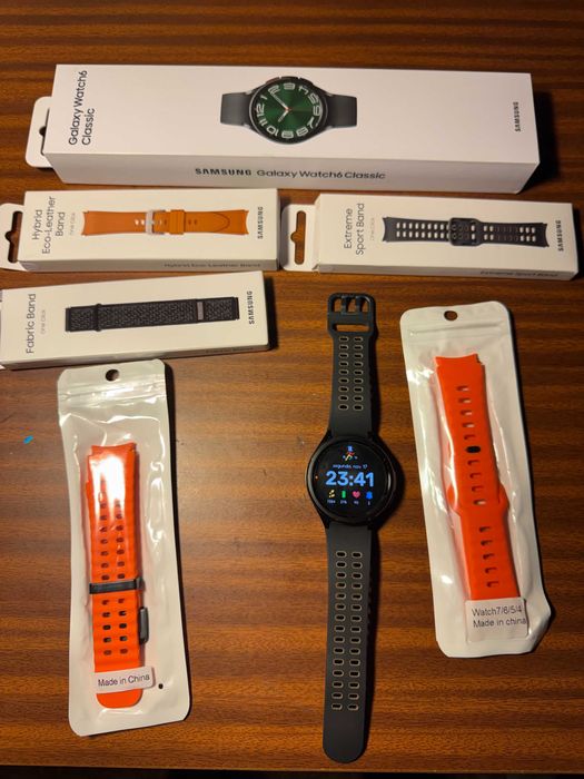 Relogio smartwatch Samsung Galaxy Watch6 Classic 47'' LTE