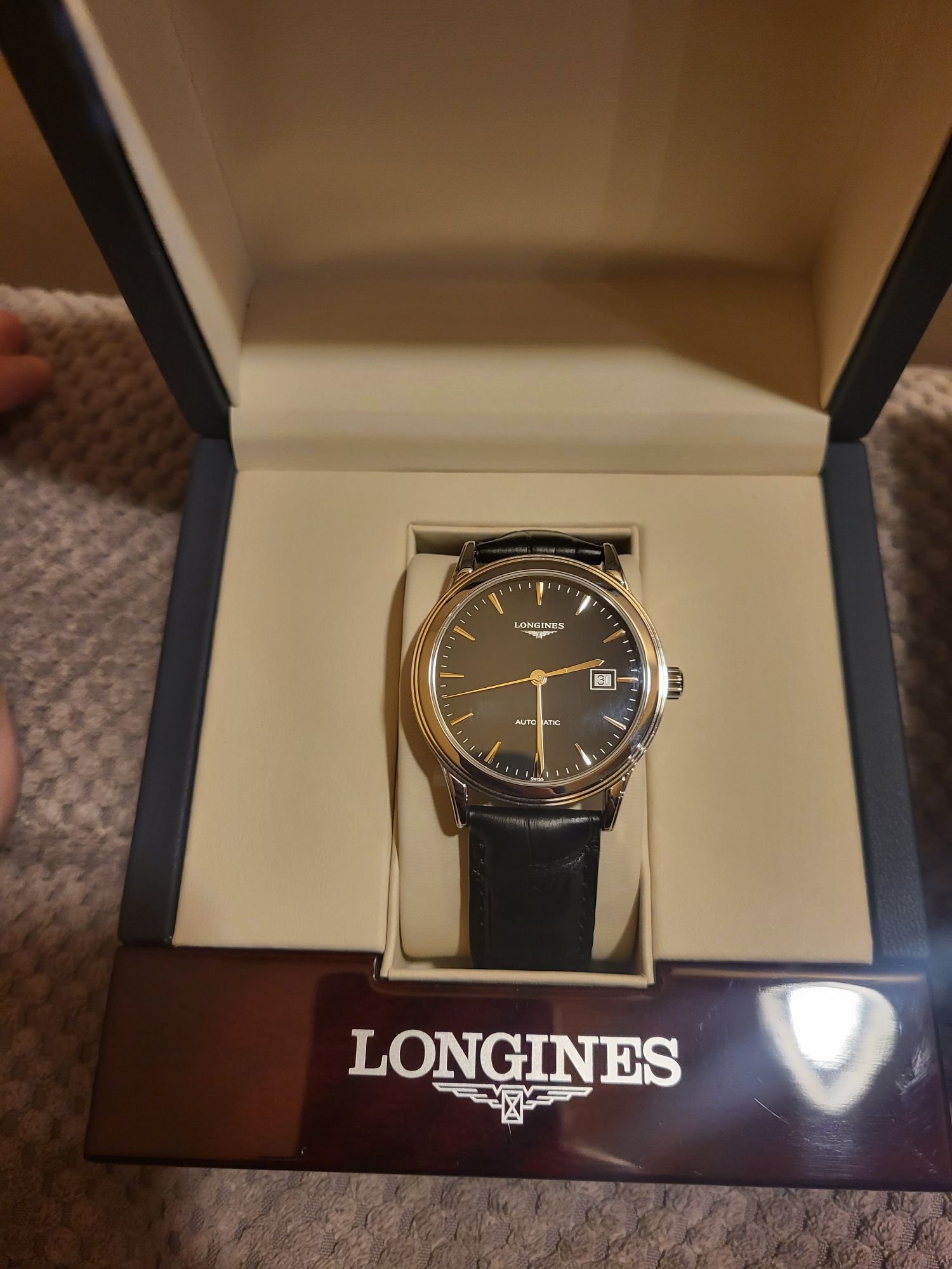 Szwajcarski zegarek automatyczny Longines Flagship Silicium NOWY