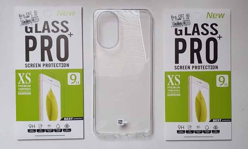 Etui żelowe + 2 szkła hartowane do Samsung Realme C67