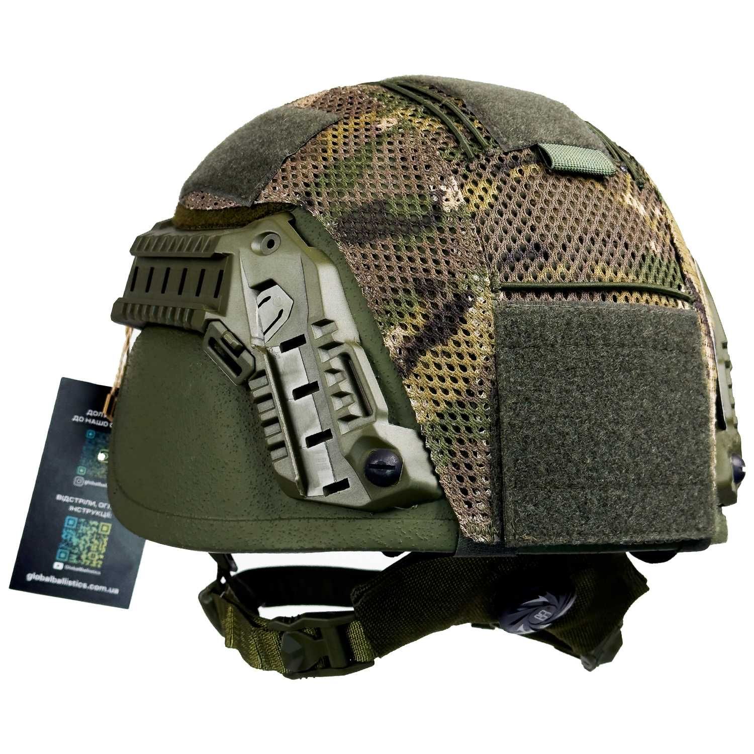 Балістичний шолом Sestan-Busch Helmet BK-ACH-MC. Олива. (З вухами)