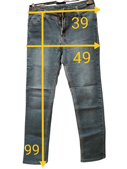 Elastyczne jeansy r.40