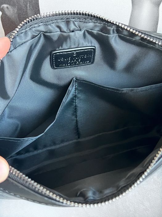 Сумка чоловіча чорна Louis Vuitton Duo луи витон 2в1 монетниця мужская