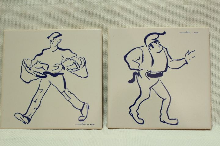 2 Azulejos de Gracinda Candeias Estação das Mercês Saloios