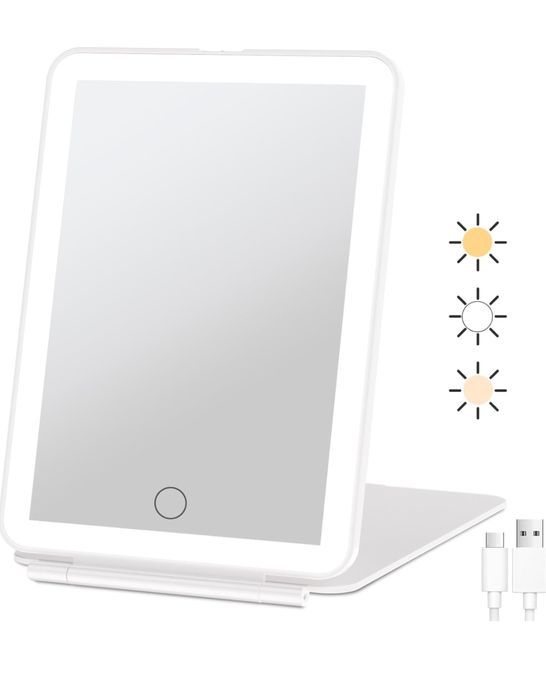 USB Akumulator Lustro do makijażu z oświetleniem