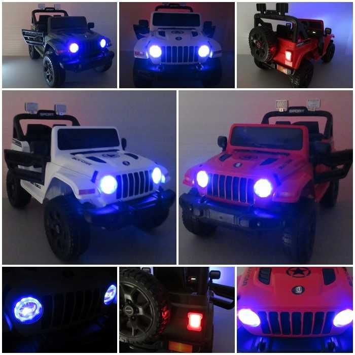 Auto Na Akumulator Jeep Terenowy Mp3 Kluczyki Led