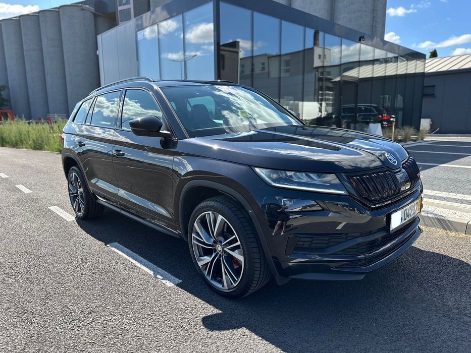 Skoda Kodiaq VRS, 2021r, Pełne ASO, DIESEL 240koni, 4x4, zarejestrowany