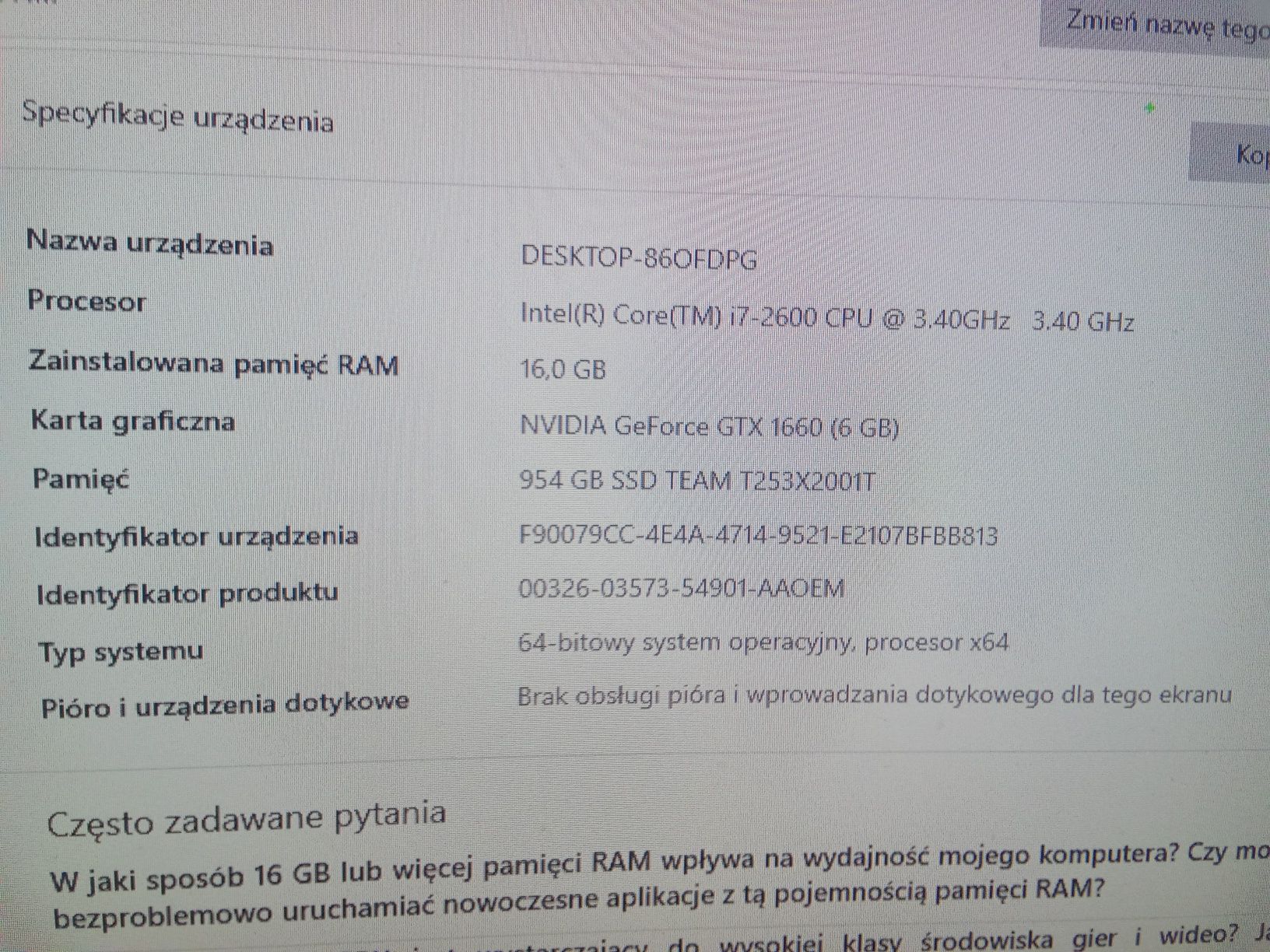 Komputer i7 + GTX 1660 + 2x monitor | Zestaw do gier, pracy i nauki