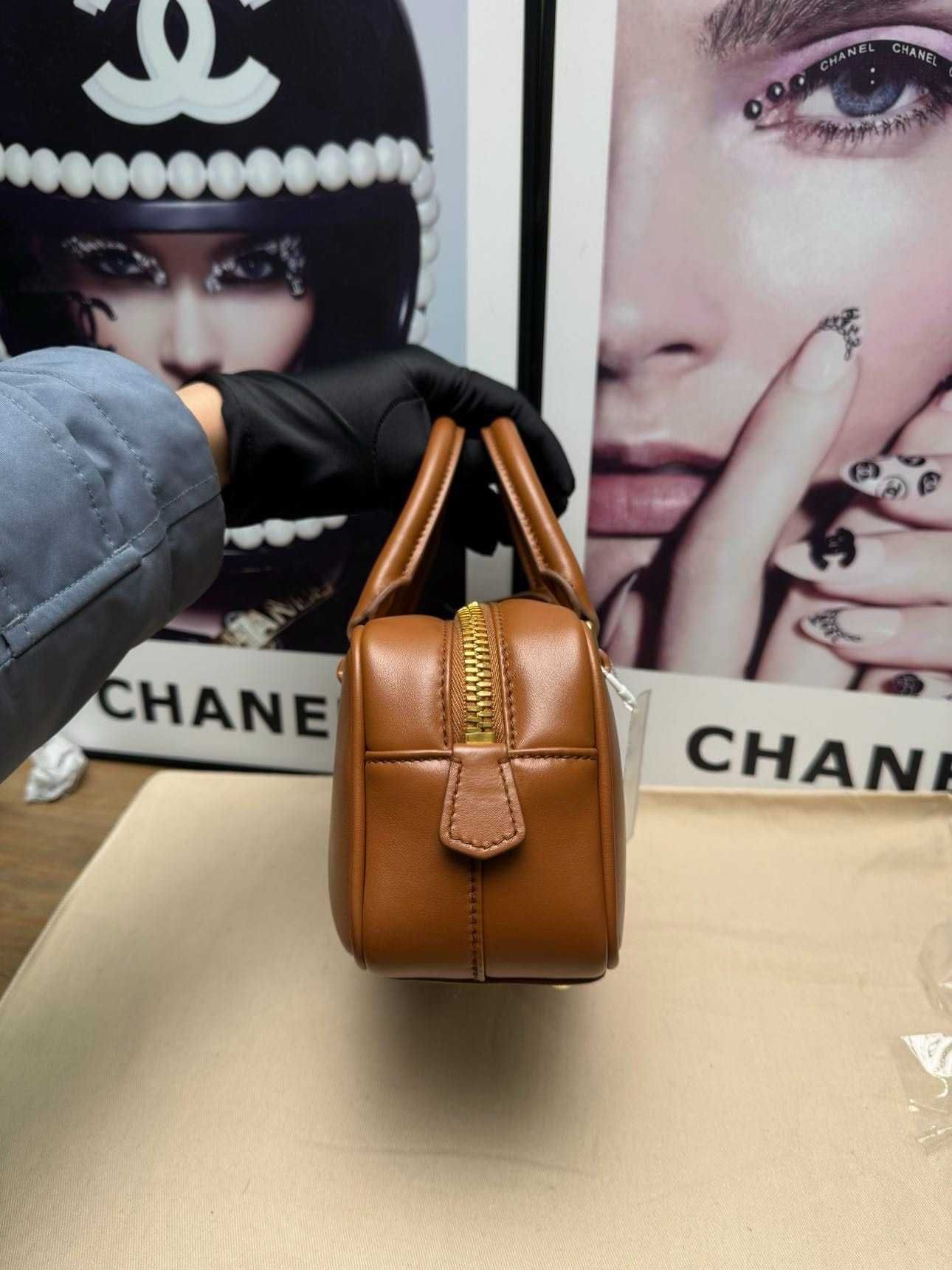 MiuMiu Brązowa Mała Torba Na Ramię Torebka Crossbody Trendy