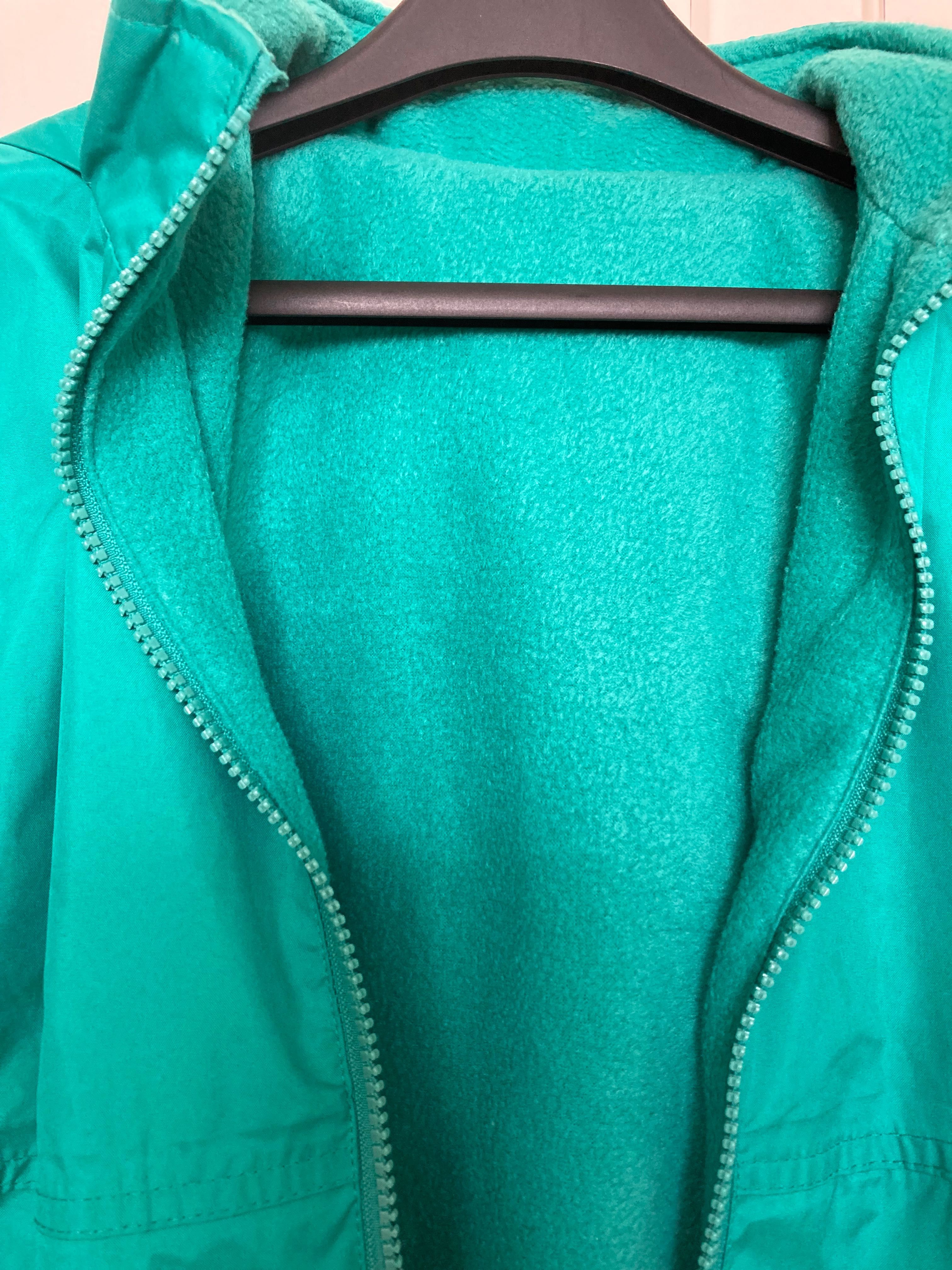 Двостороння куртка F&F  р. 128 бірюзова  зелена