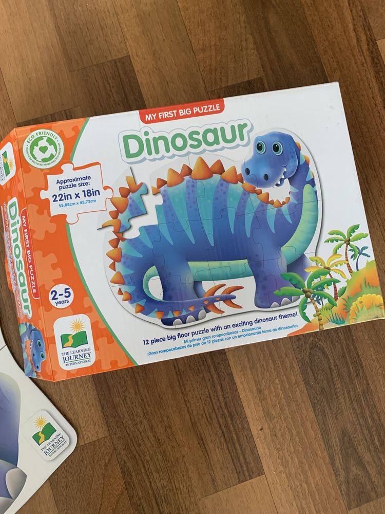 Duze puzzle dinozaura