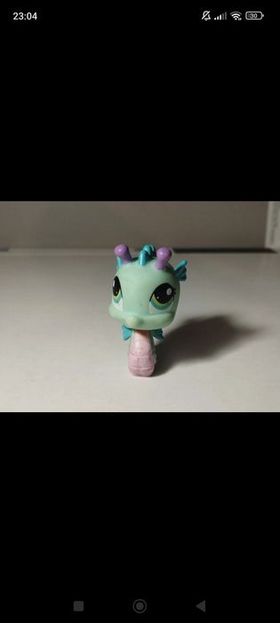 Figurka Littlest pet shop hasbro konik morski niebieski
