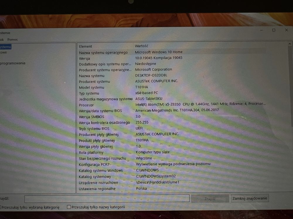 ASUS T-101HA 2 w 1 tablet netbook