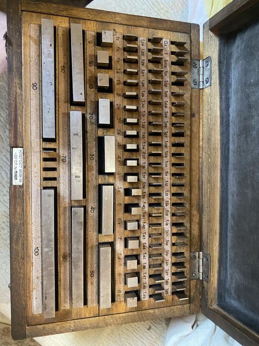 Набор концевых мер СССР в хорошом состоянии