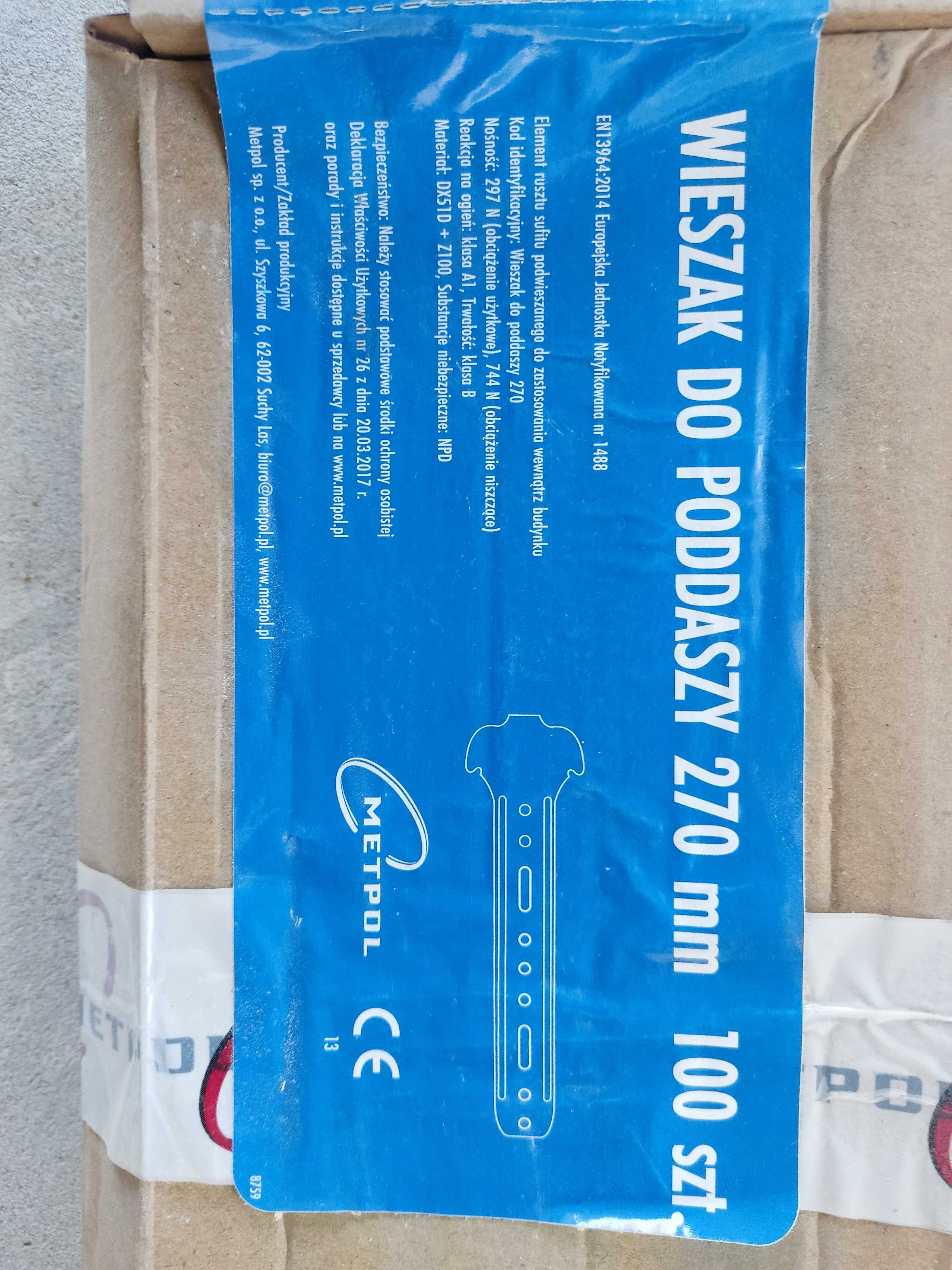 Wieszak do poddaszy 270 mm