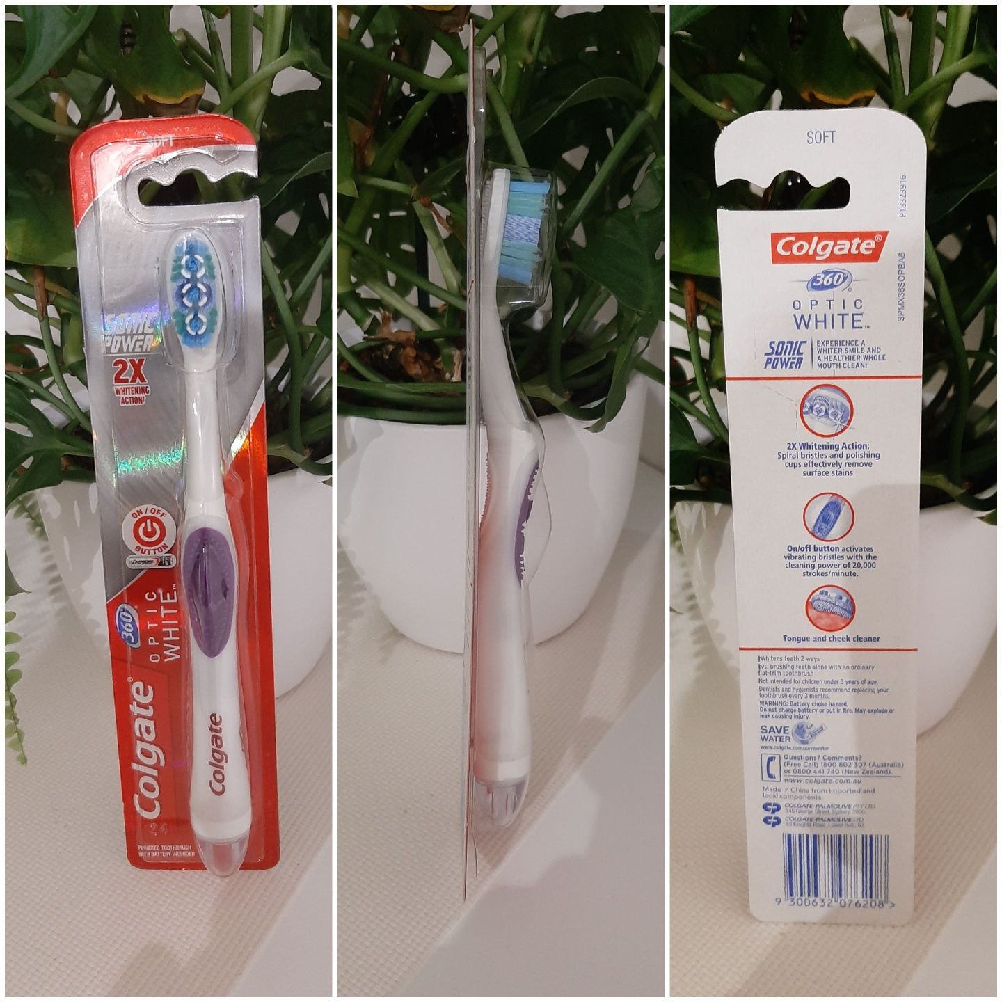 Zestaw 2x szczoteczka soniczna Colgate / nowe