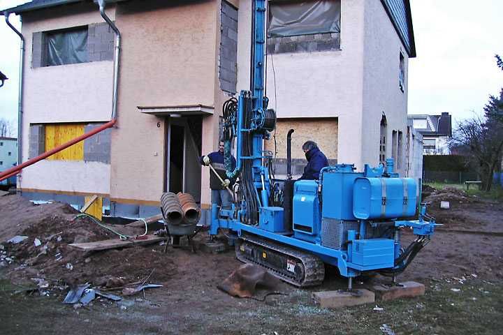 odwierty pod pompy ciepła