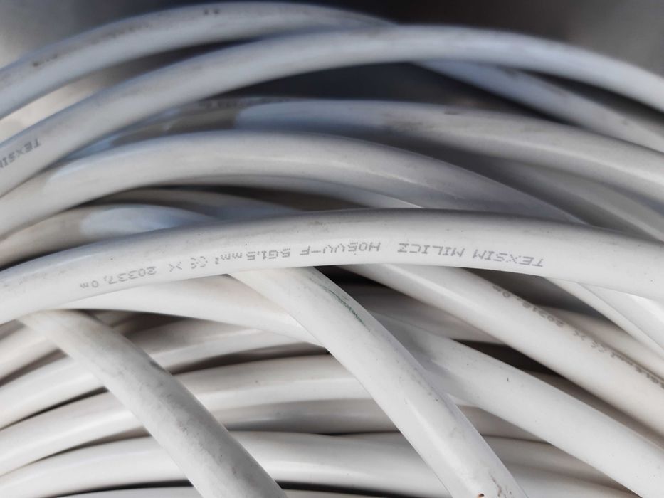 Przewód kabel 4x35  rj45 skrętka  2x0.5 5x1.5  5x4 drut-linka