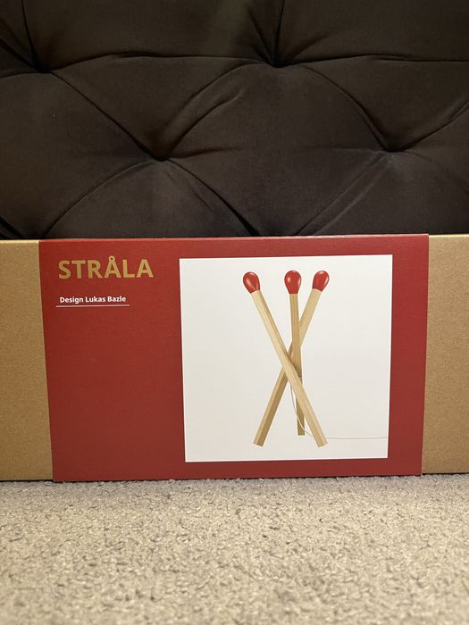 IKEA Lampa Podłogowa Led IKEA w kształcie Zapałki