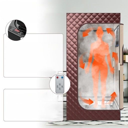 Duza przenosna sauna parowa do domu z generatorem pary i akcesoriami