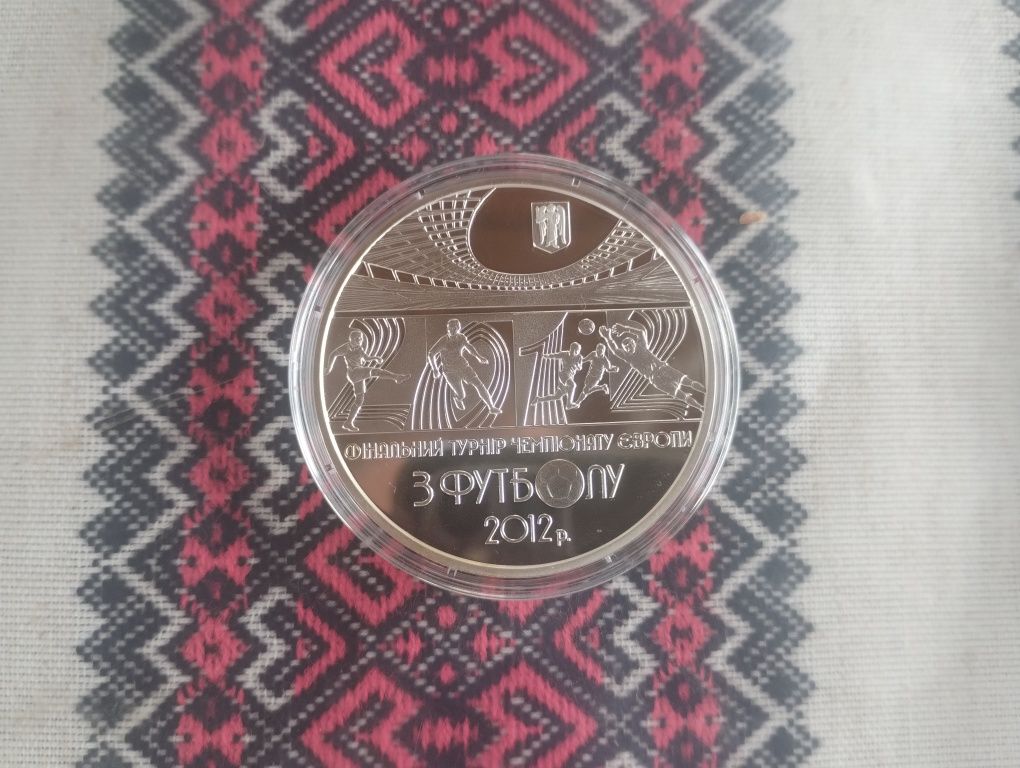 Продам набір срібних монет Євро 2012