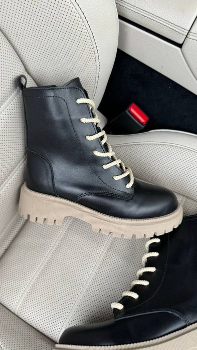 Черевики жіночі шкіряні зимові. Зимние женские ботинки