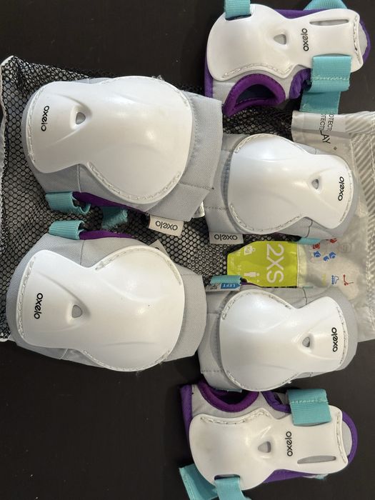 Kit proteção Oxelo- Joelheira, cotoveleira e pulso