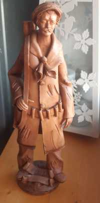 Włoska ceramiczna figurka myśliwego/gajowego Ceramiche MarcheseSciacc