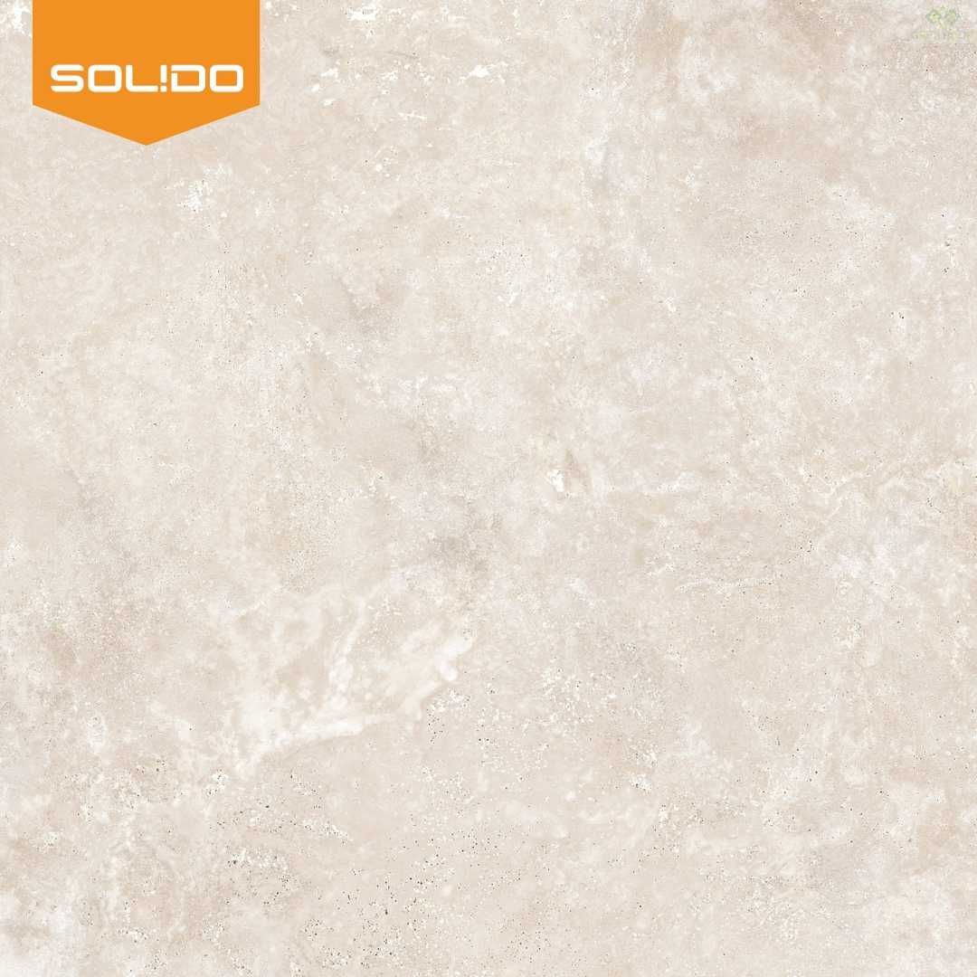 Płyta tarasowa gresowa TRAVERTINO 2 cm | bianco| 80x80x2 cm