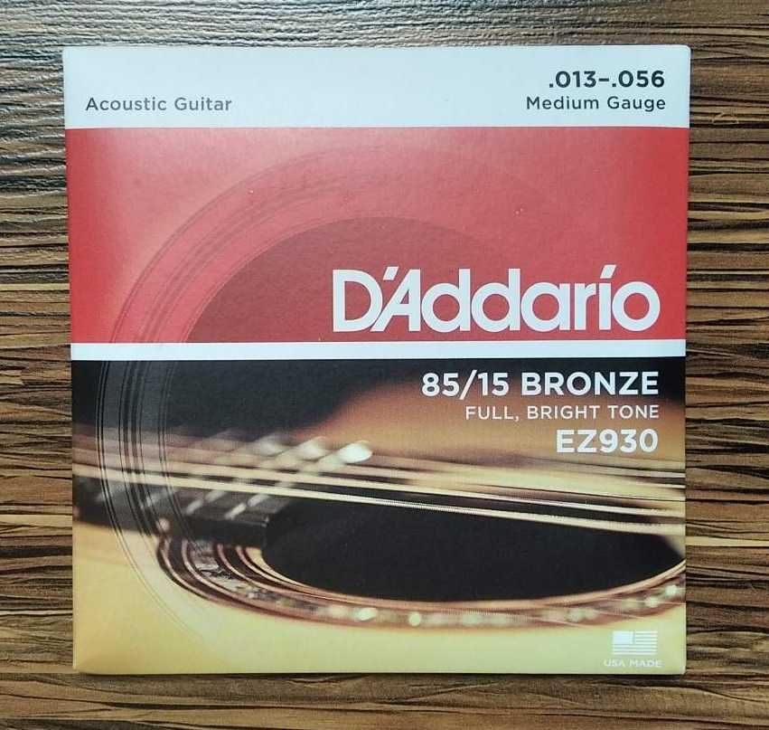 Струны для акустической гитары D'Addario EZ930 (13-56)