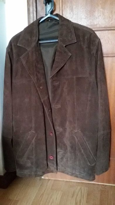 Casaco em Pele/Camurça masculino (Novo)