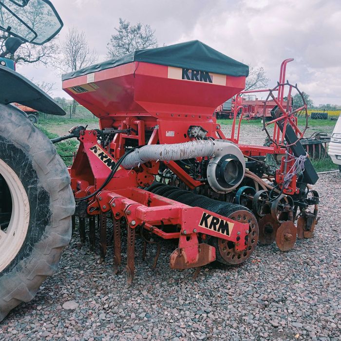 Zestaw siewny sulky talerzowy 3m  agregat bierny i siewnik nabudowany