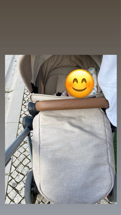 Carrinho trio bebe confort, ovo e cadeira/alcofa