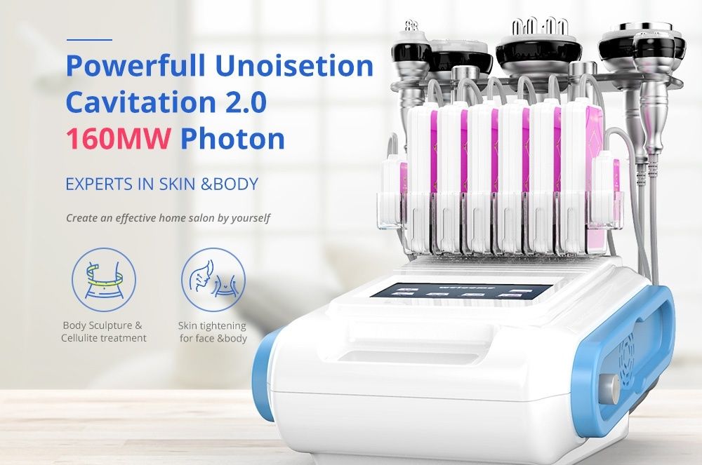 MAQUINA LIPO LASER 160MW + Cavitação + RadioFrequencia + Vácuo