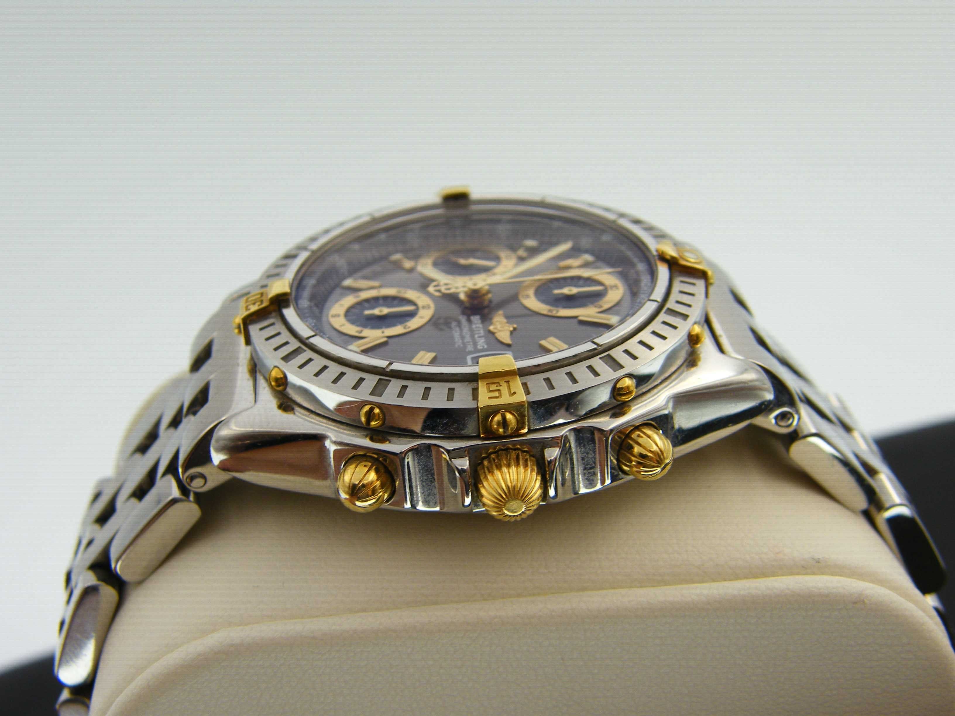 Breitling Chronomat Bi-Kolor z Super Tarczą Na Bransolecie B13352