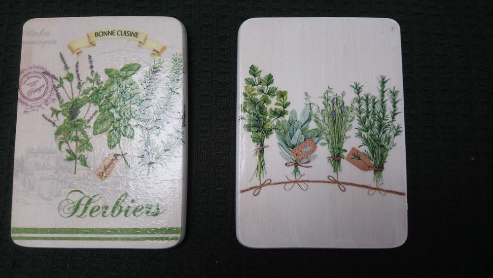 Dekoracje ścienne drewniane, motyw roślinny, styl prowansalski,