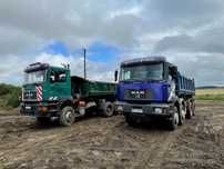 Usługi transportowe WYWROTKI  6x6  8x8 WYBURZENIA - WYKOPY