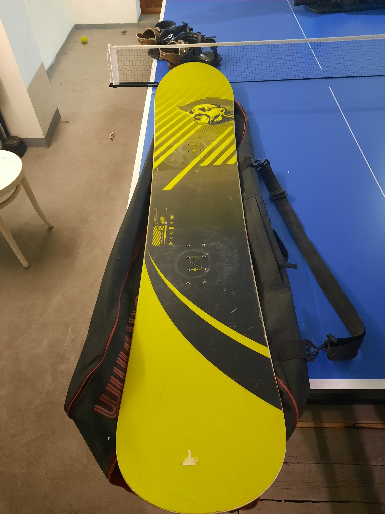 Sprzedam snowboard fanatic big shot 157 wide + wiązania SP